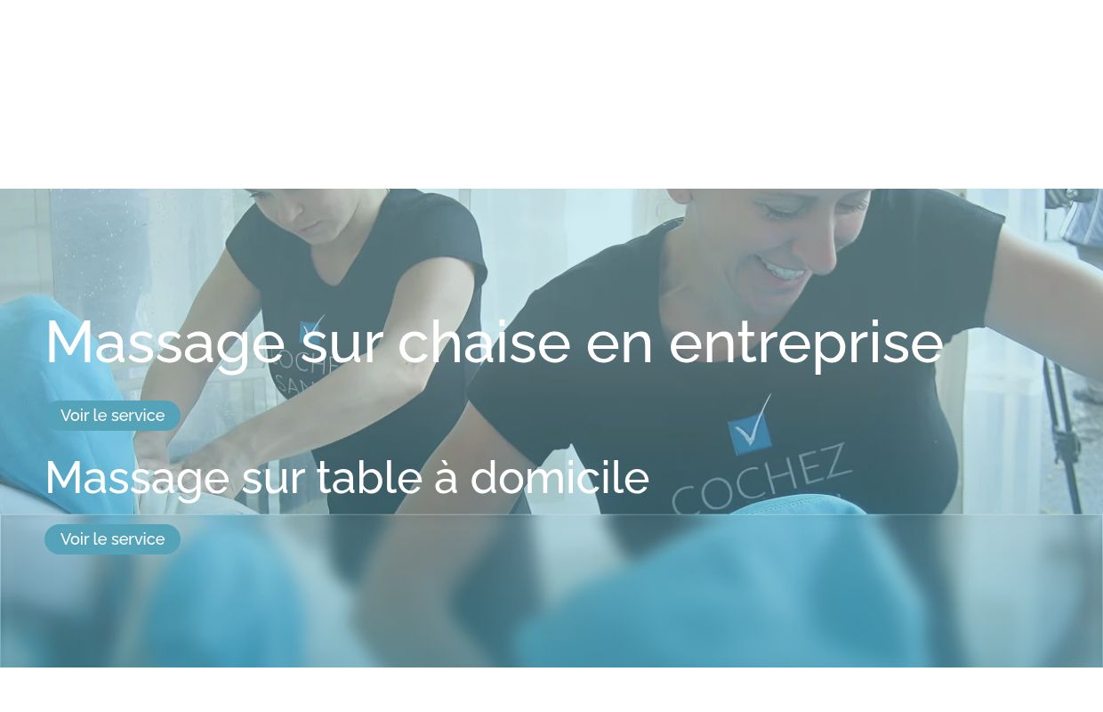 Services de massages en entreprise partout au Canada : relaxez au travail