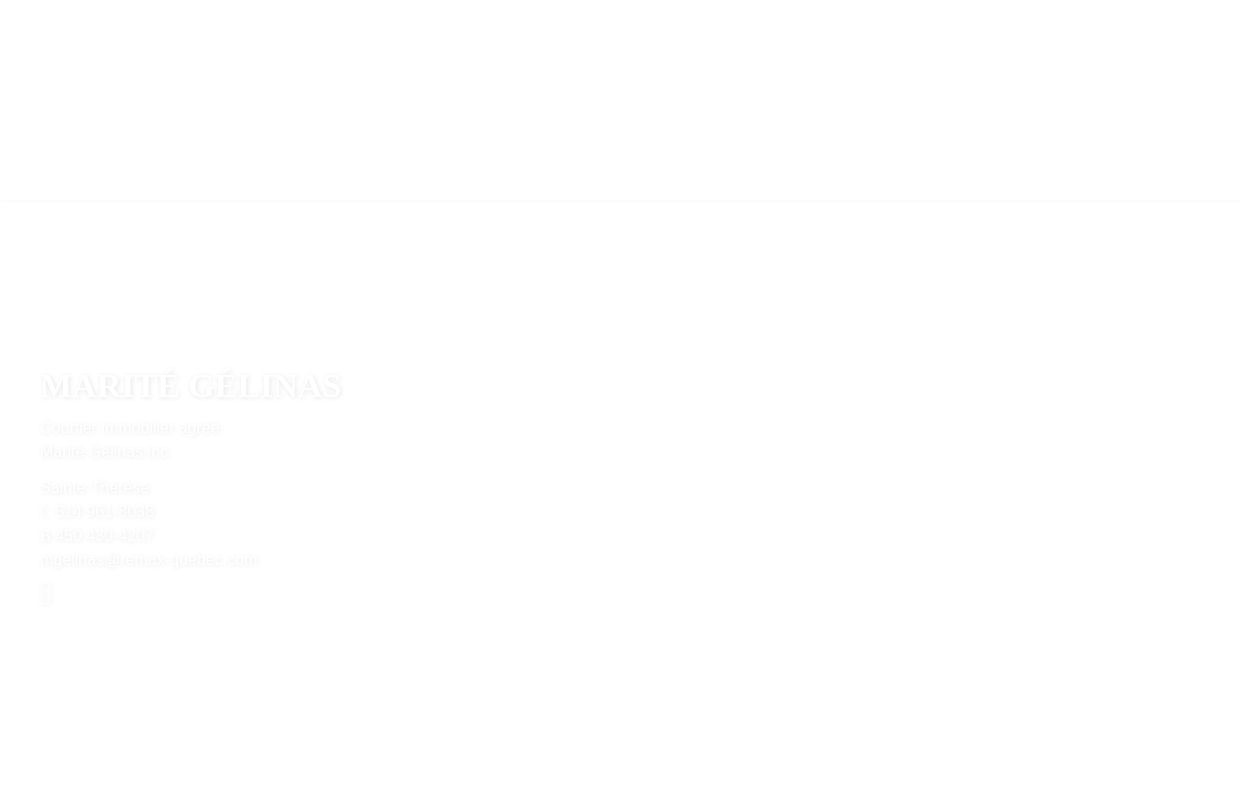 Marité Gélinas, Courtier immobilier agréé - RE/MAX CRYSTAL