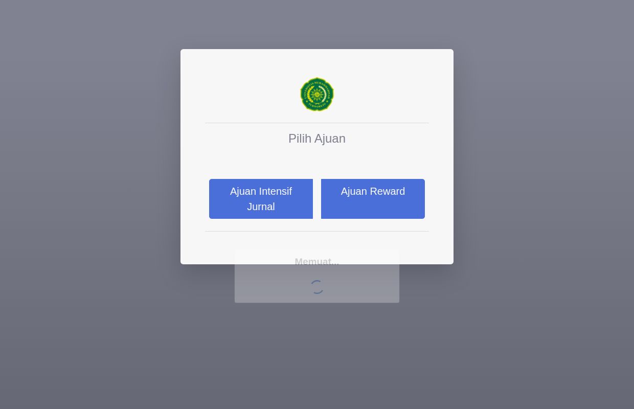 Sistem Pengajuan Intensif 