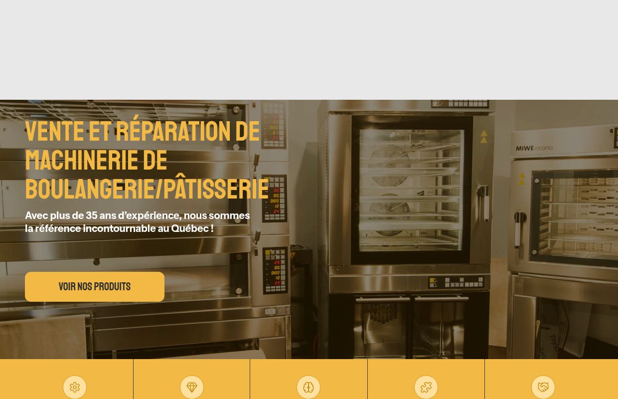 Accueil - Équipement boulangerie