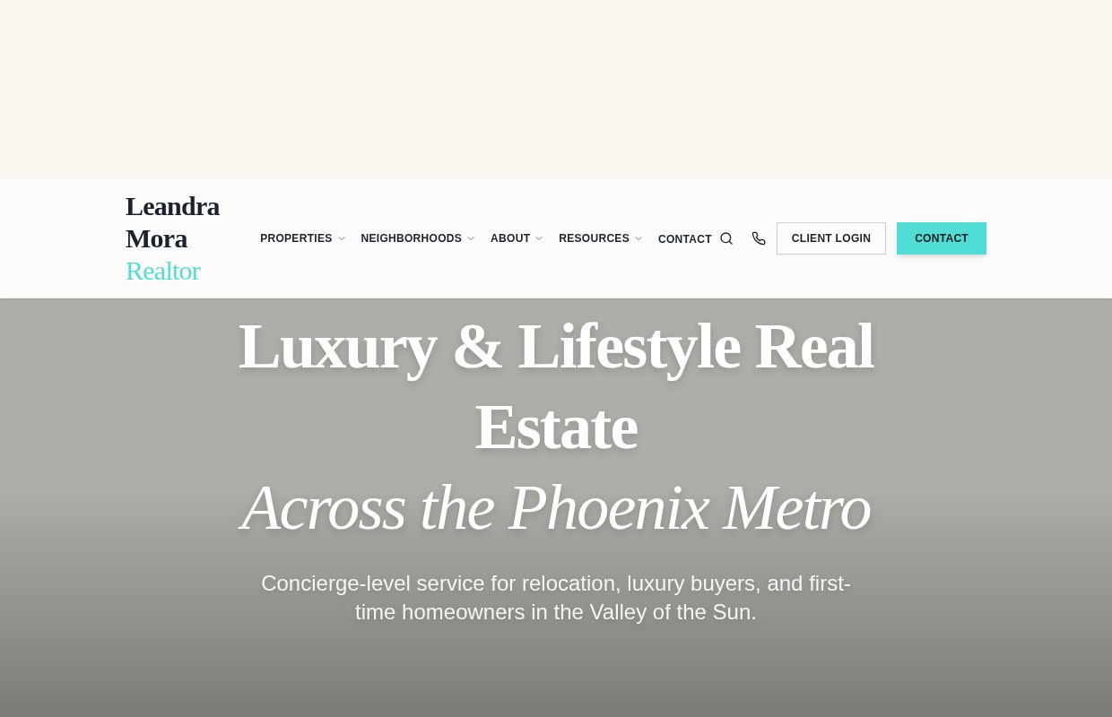 Leandra Mora Realtor - Luxury Real Estate in Phoenix Metro