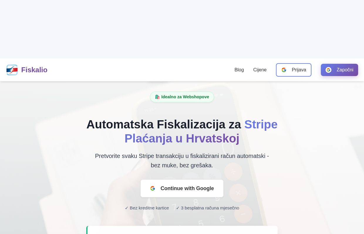 Stripe Fiskalizacija Hrvatska | Fiskalio - Automatska Fiskalizacija