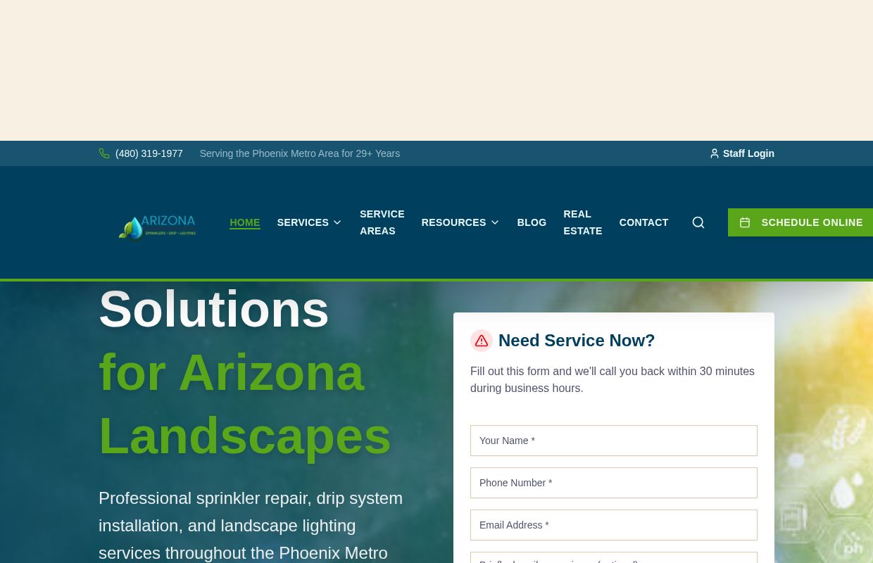 Arizona Irrigation Repair LLC - Phoenix Metro Sprinkler & Irrigation Experts