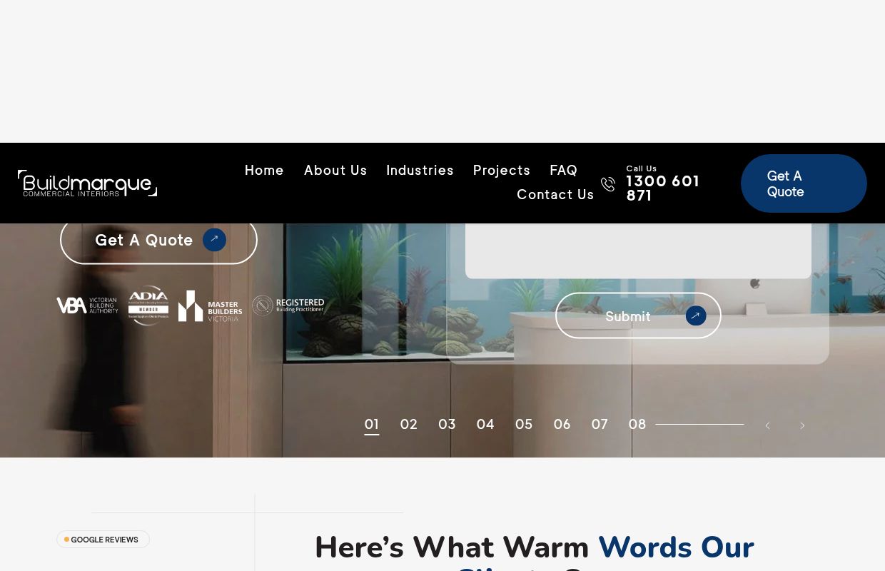 Commercial Fitouts in Melbourne | Medical, Dental & More | BuildMarque