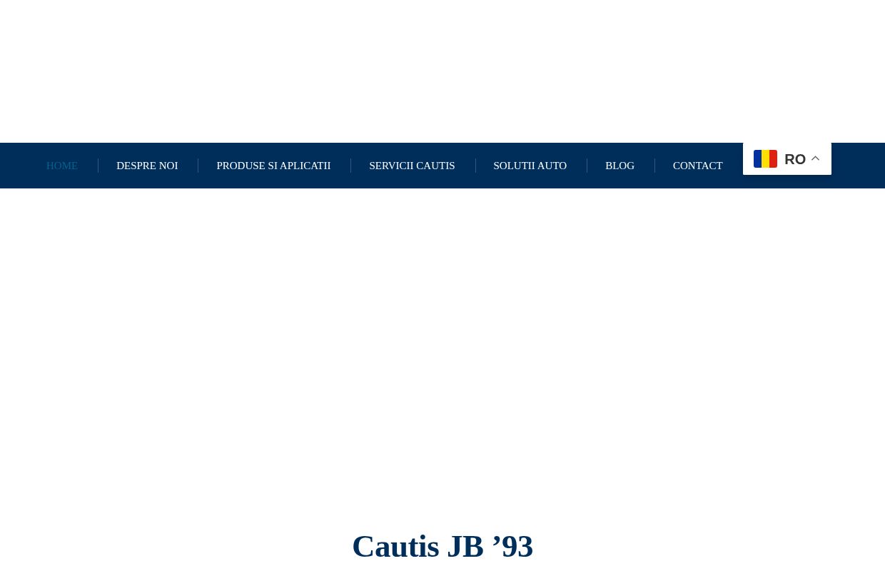 Cautis JB '93 | Confectii Metalice, Carosari Auto, Mobilier Metalic