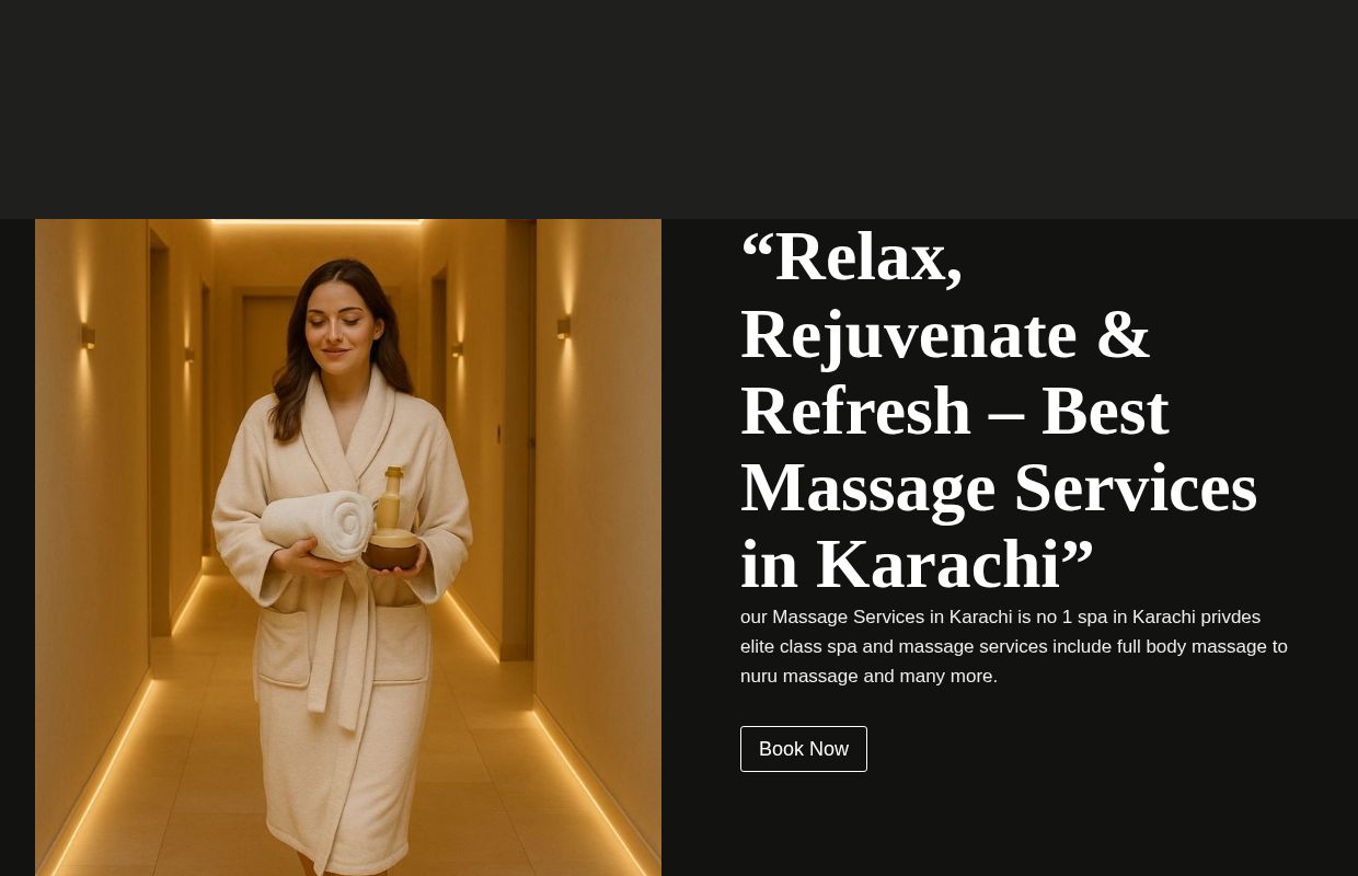 Book Massage Services in Karachi At 03289912000 VIP Karachi Massage