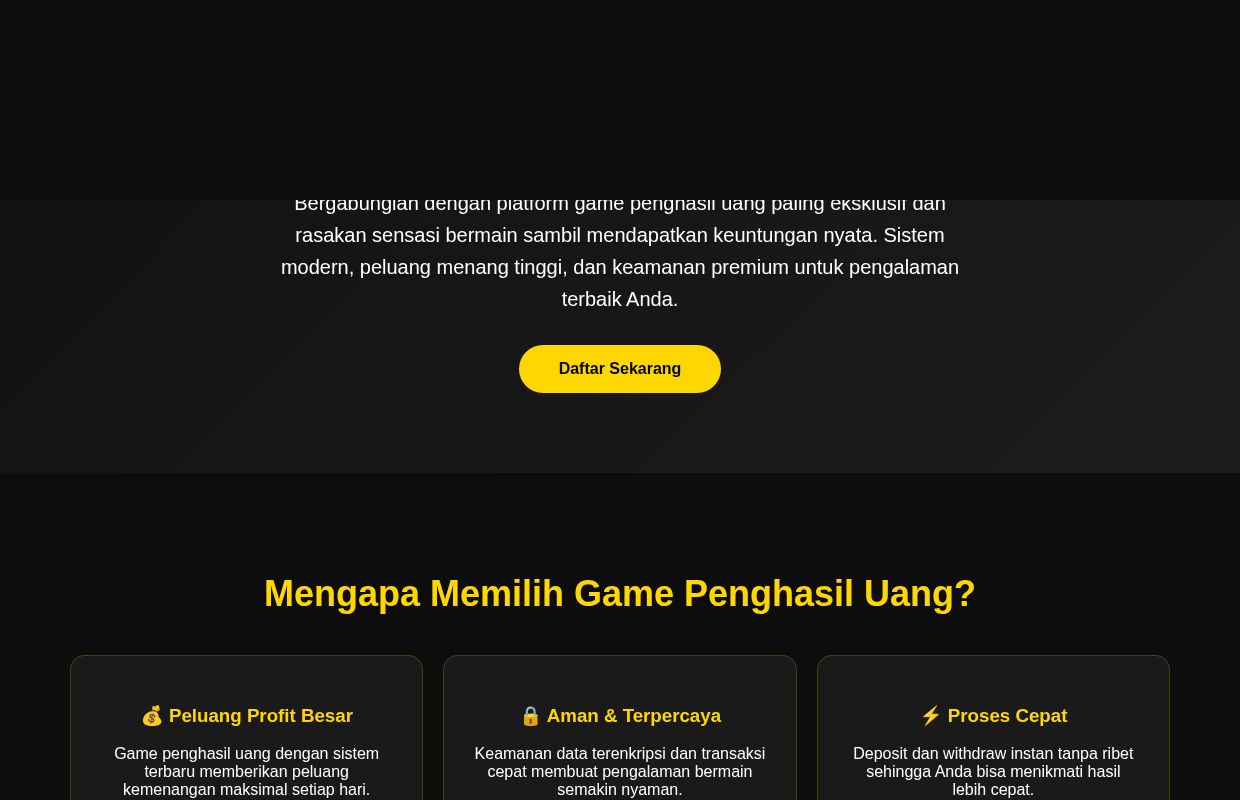Game Penghasil Uang Terpercaya & Terbaik 2026