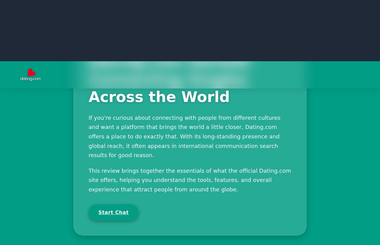 Dating.com Review: Connecting Singles Across the World