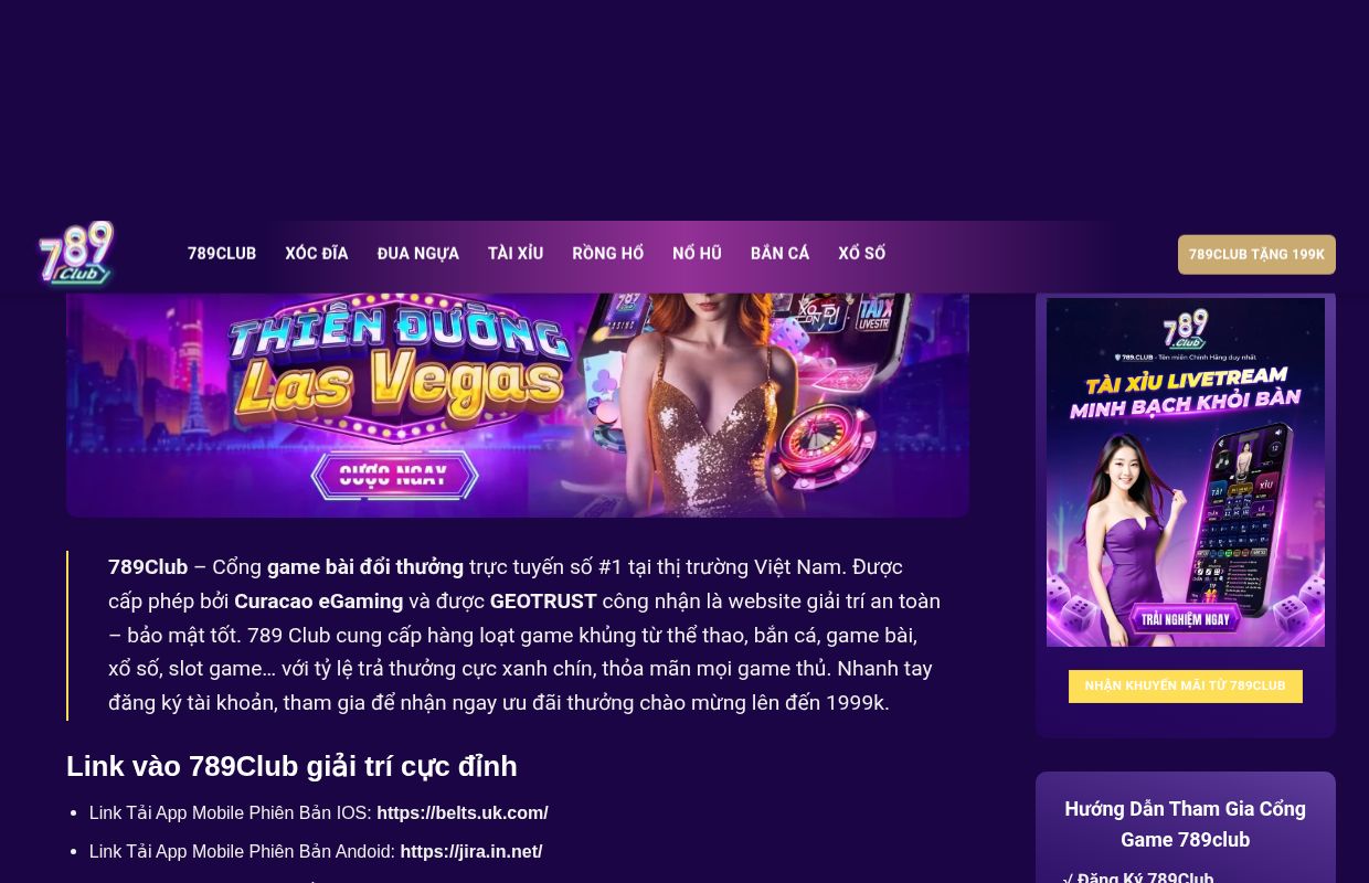 789Club ⭐️ Link Tải Game 789Club Chính Thức Mới Nhất 2026