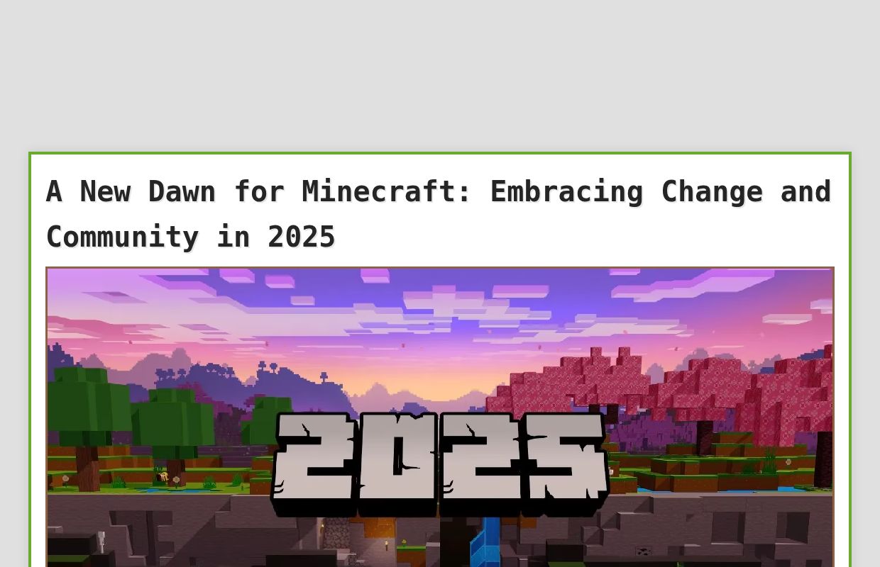 McVerseHub | Minecraft Game Blog Platform