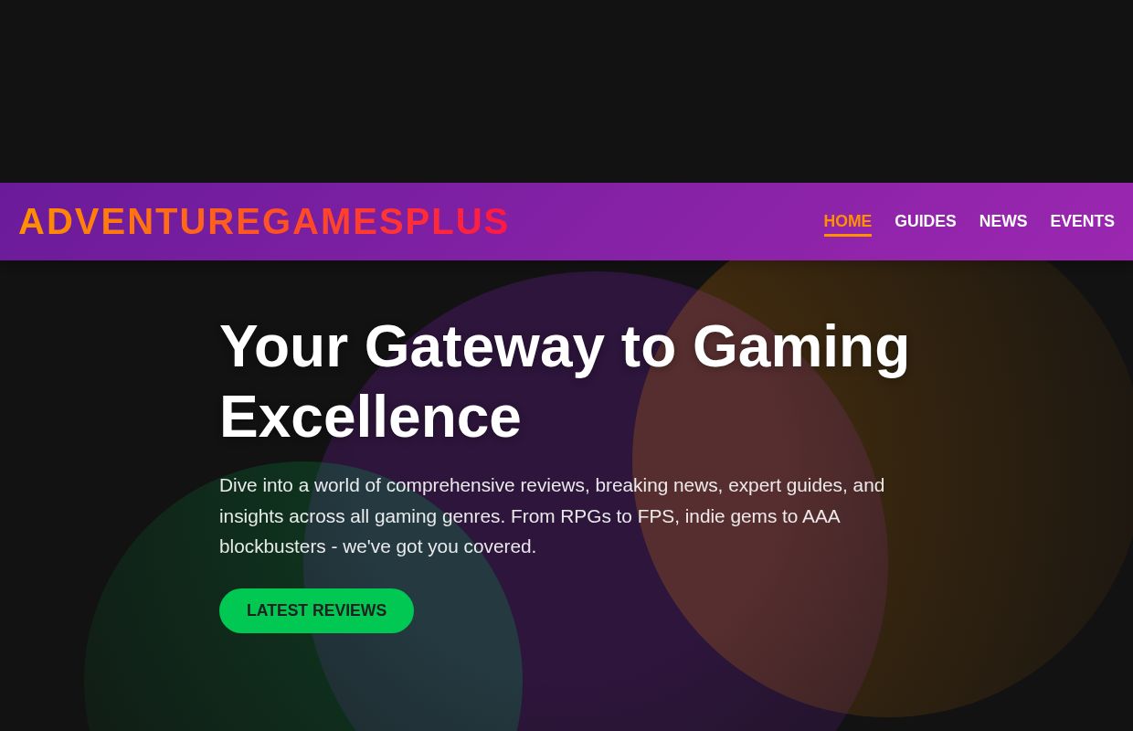 AdventureGamesPlus | Ultimate Adventure Gaming Hub