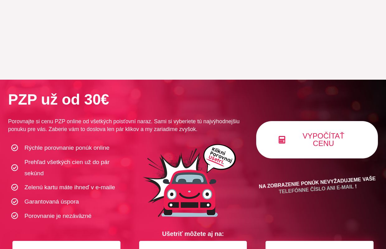 Najlacnejšie poistenie online I PZPečko.sk