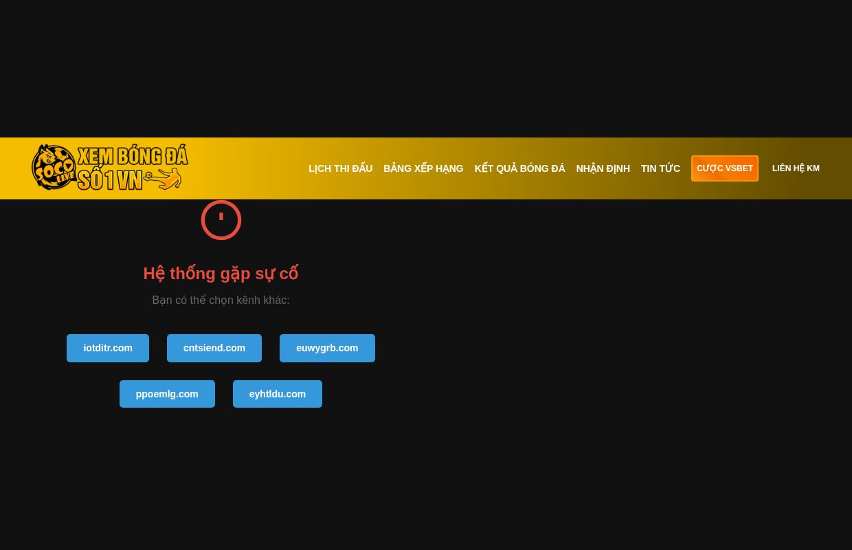 Socolive Trực Tiếp Bóng Đá #1 - Xem TTBD HD Hôm Nay