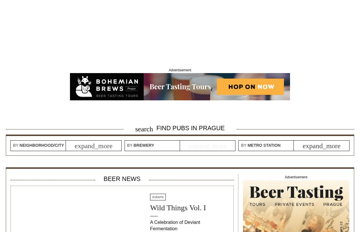 Prague's Pub & Beer Guide | PragueBeerGarden.com