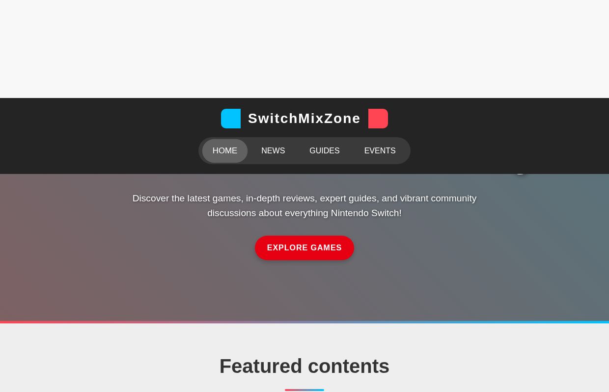 SwitchMixZone | Nintendo Switch Gaming Hub