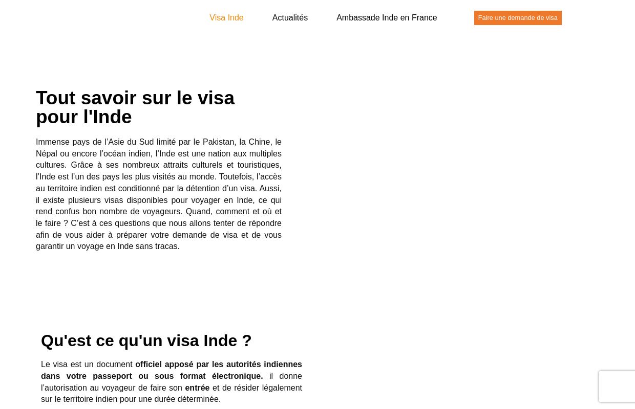 Visa Inde : Mode d'emploi pour l'obtenir