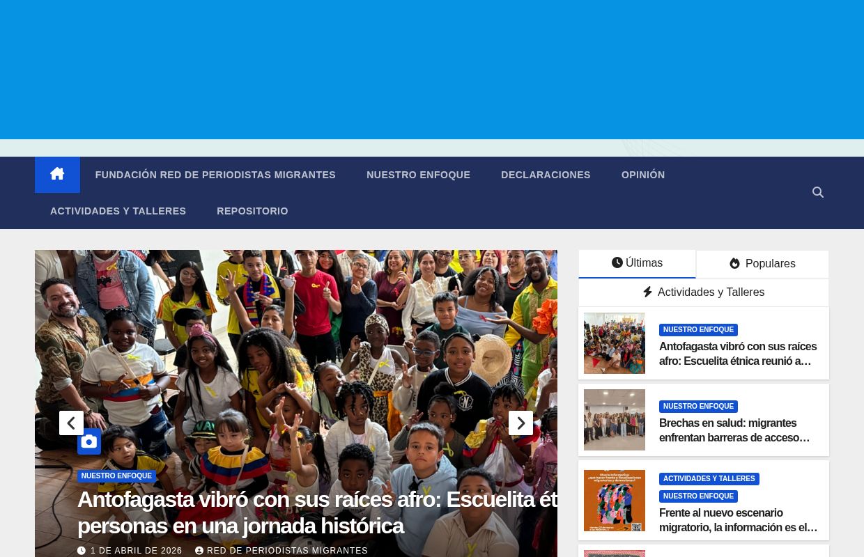 Periodistas Migrantes – Red de Periodistas Migrantes en Chile