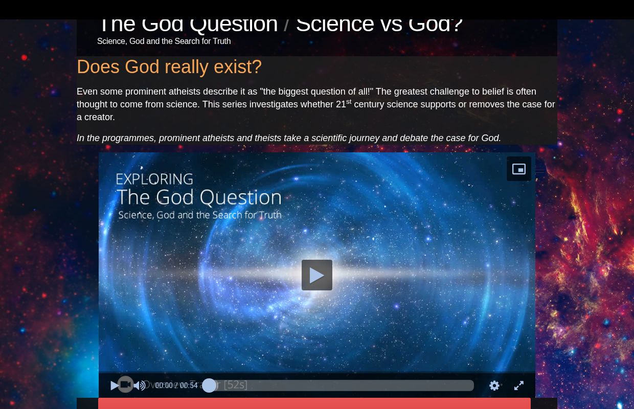 Welcome | The God Question