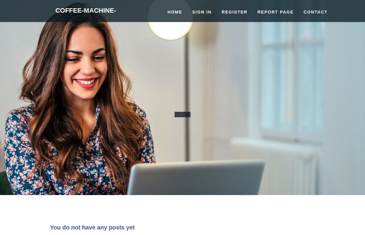 New blog coffee-machine-melitta.daneblogger.com - homepage