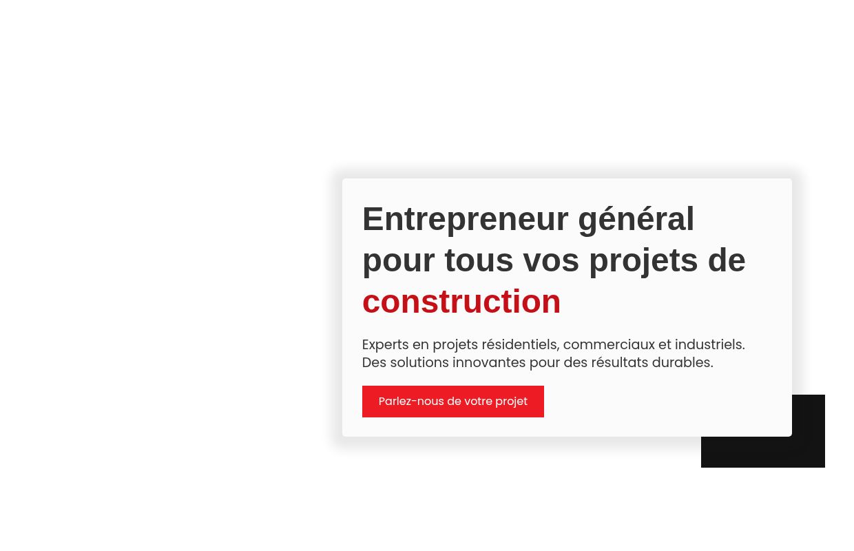 Accueil - Construction Provek