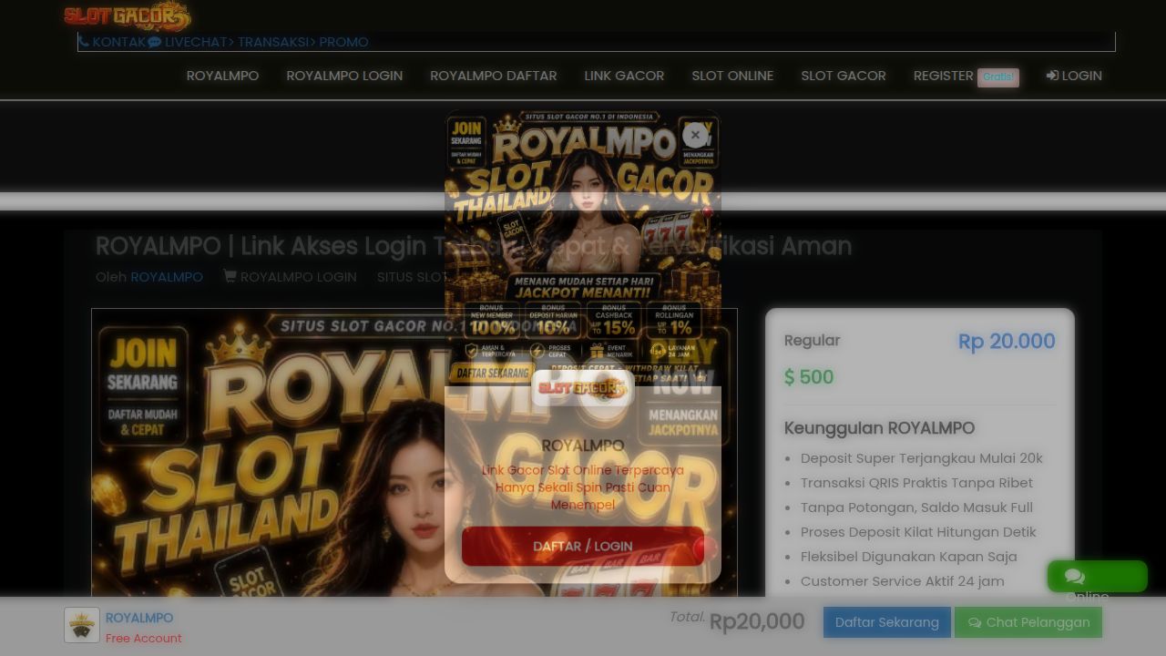 ROYALMPO | Link Akses Login Terbaru Cepat & Terverifikasi Aman