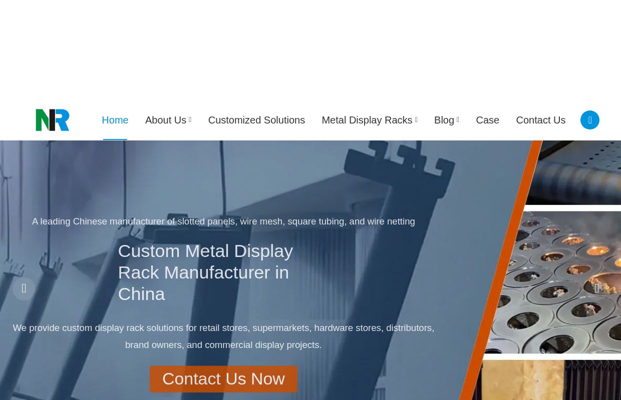 Custom Metal Display Rack Manufacturer in China | Nine Roc Display