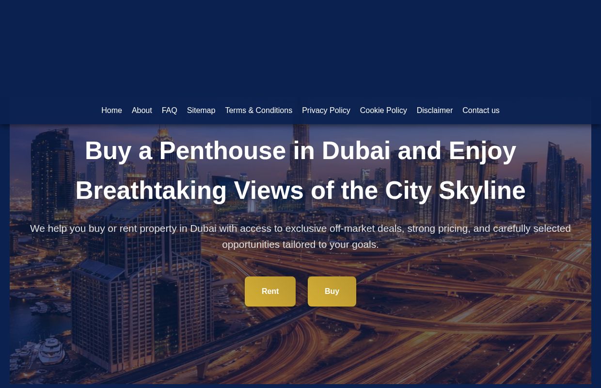 Buy Penthouse in Dubai