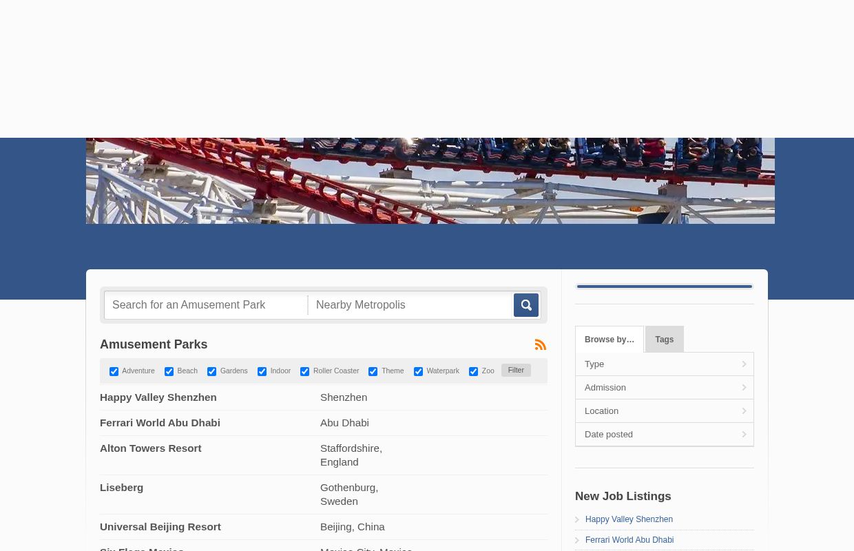 Amusement Park Info  - Amusement Park 