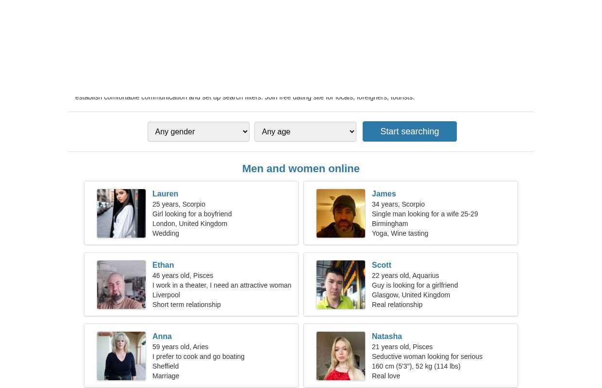 Free Dating Site | United Kingdom