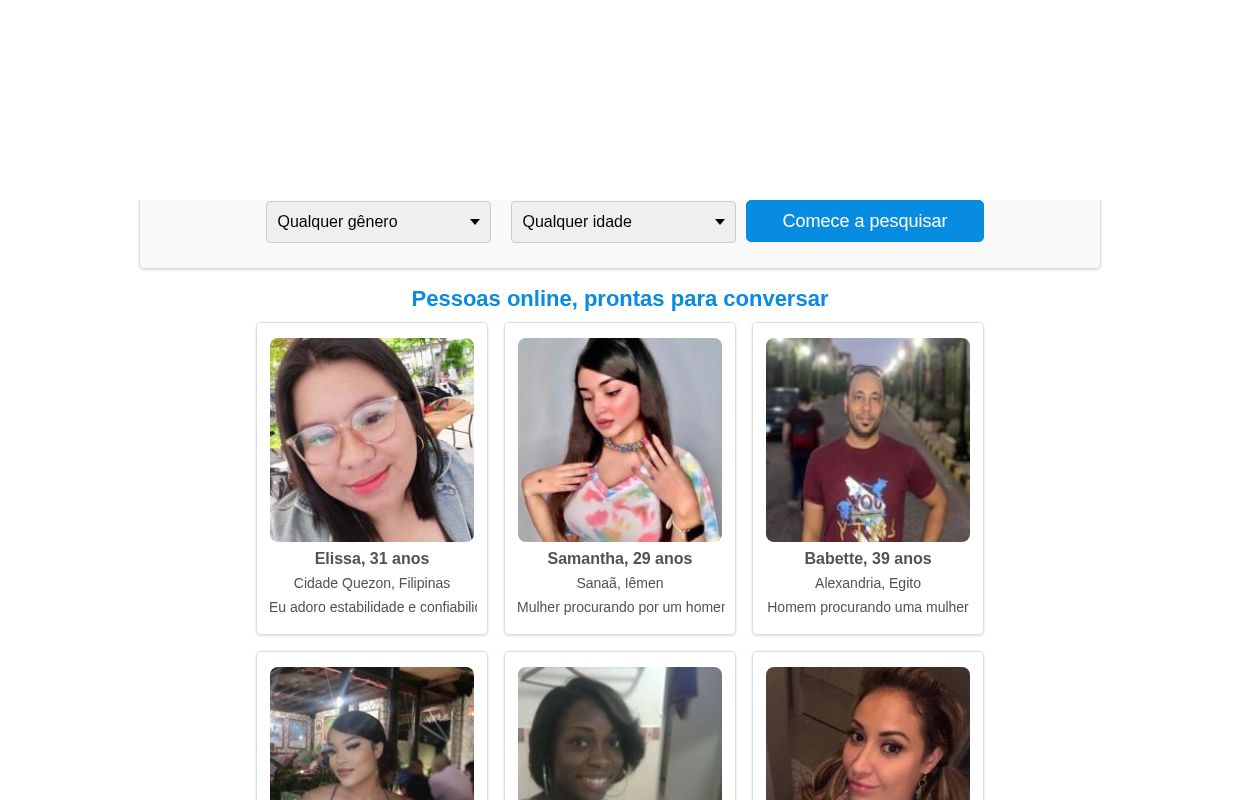 Namoro online grátis em todo o mundo