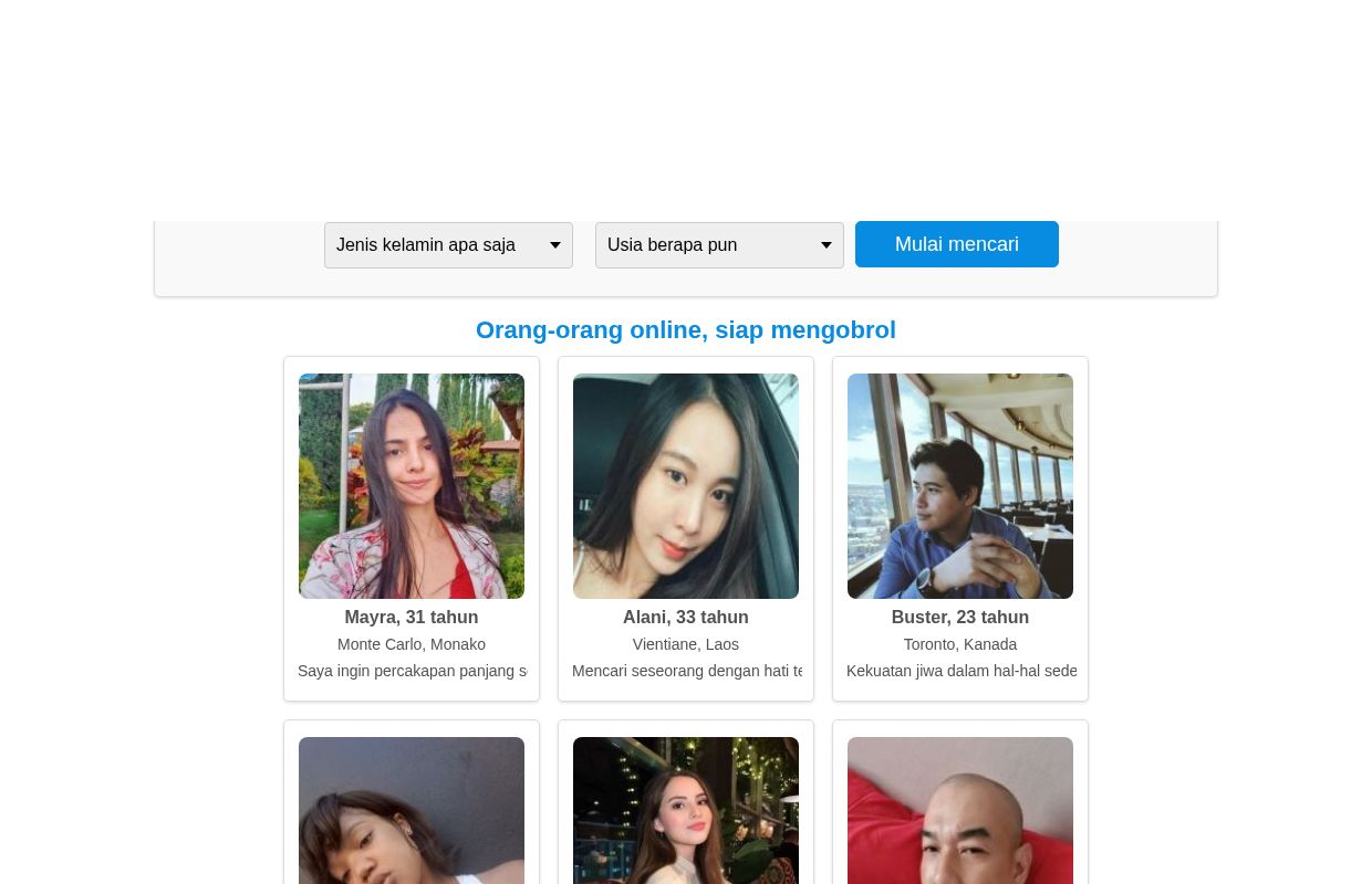 Kencan online gratis di seluruh dunia