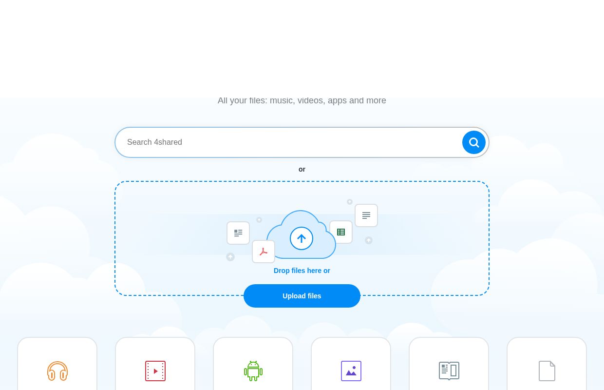 4shared - free file sharing and storage
