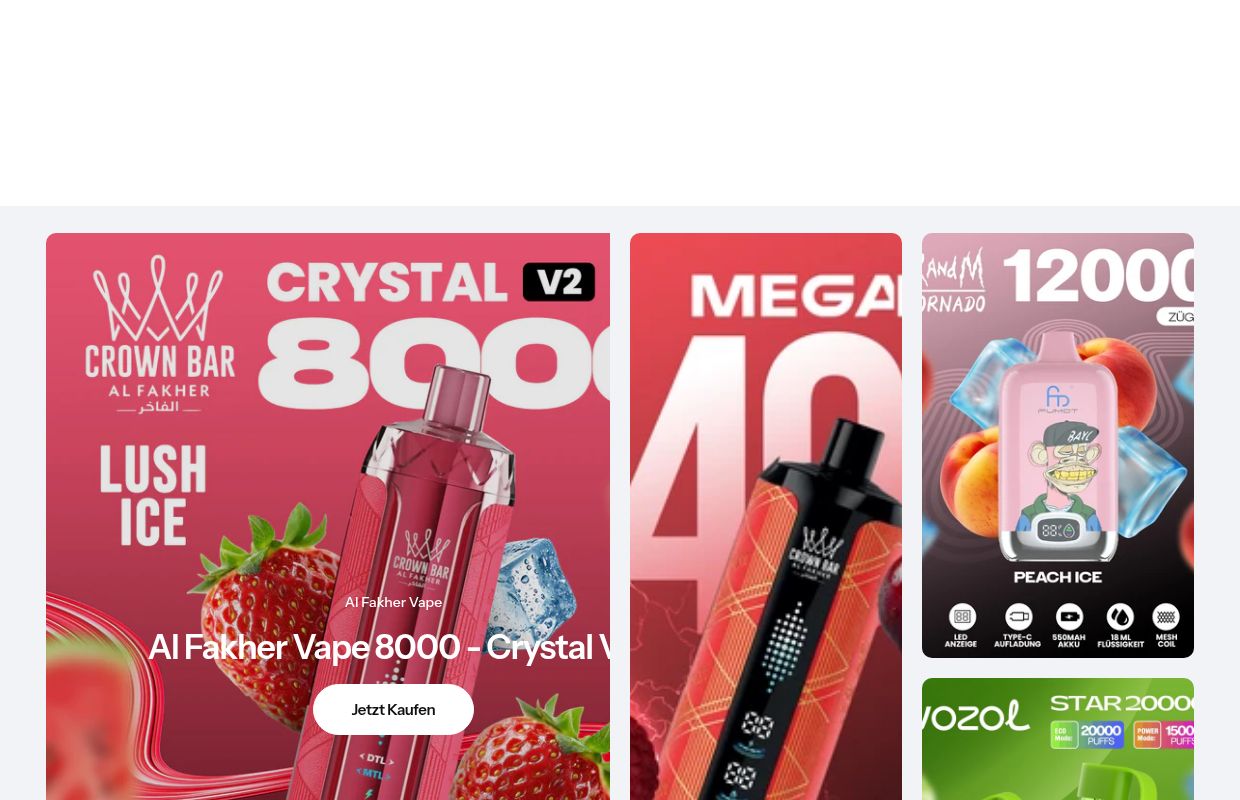 
      Vapes Online kaufen | Al Fakher, Tornado Vape & Vozol Vape Shop
 – VapesOnline