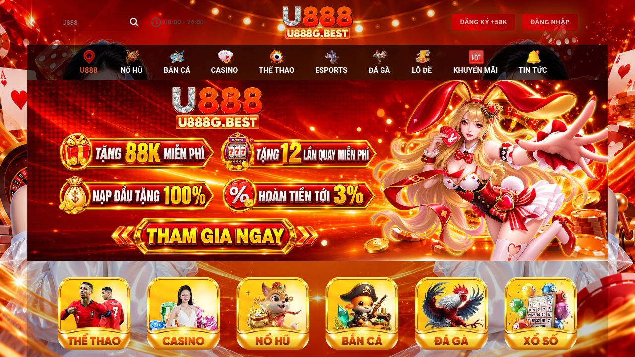 U888 TOP - Cập Nhật Link U888.Com Chính Thức, Truy Cập An Toàn 2026