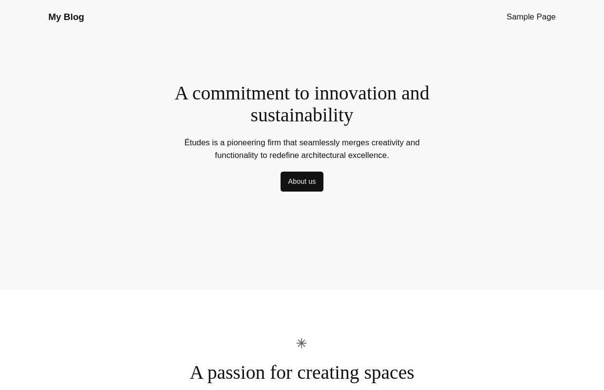 My Blog – My WordPress Blog