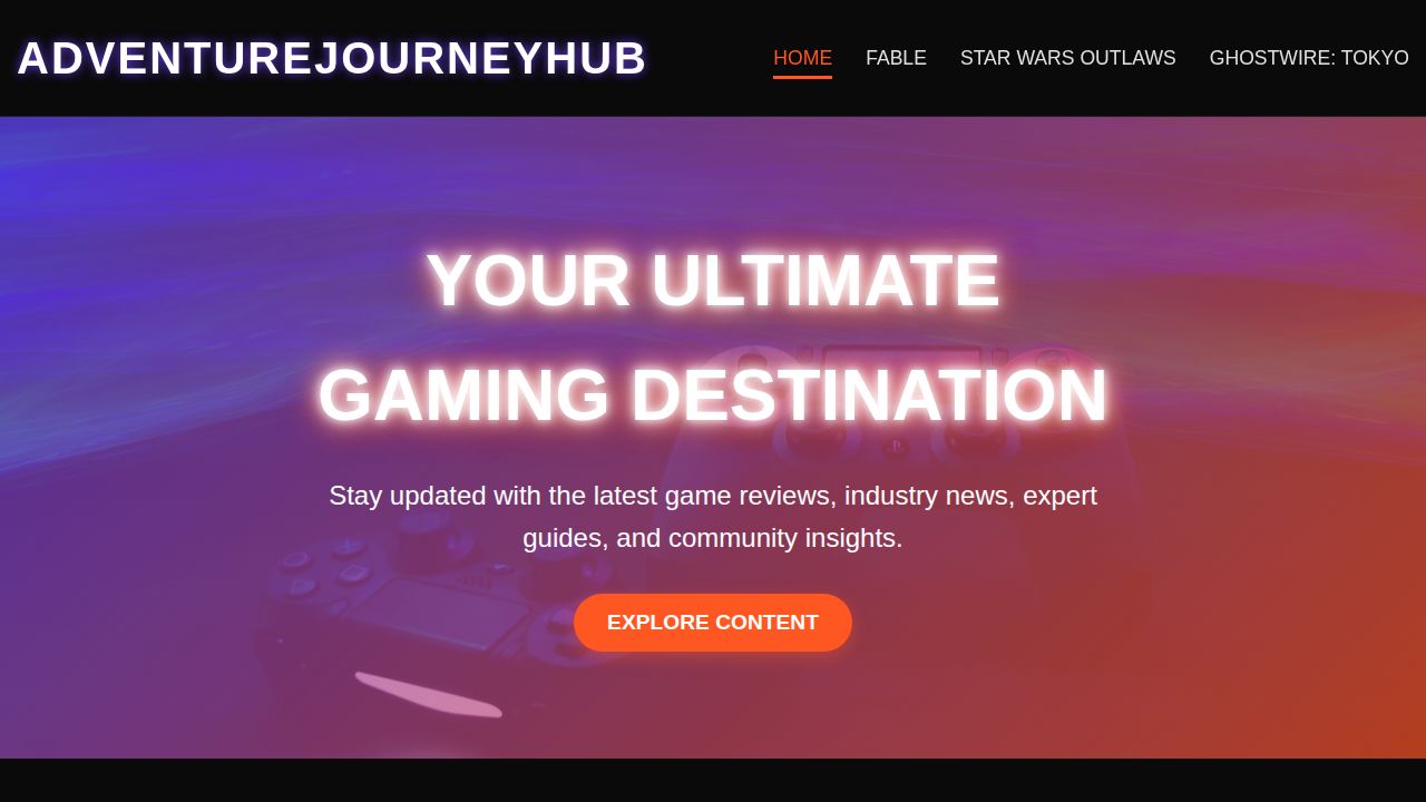 AdventureJourneyHub | Adventure Game News & Guides