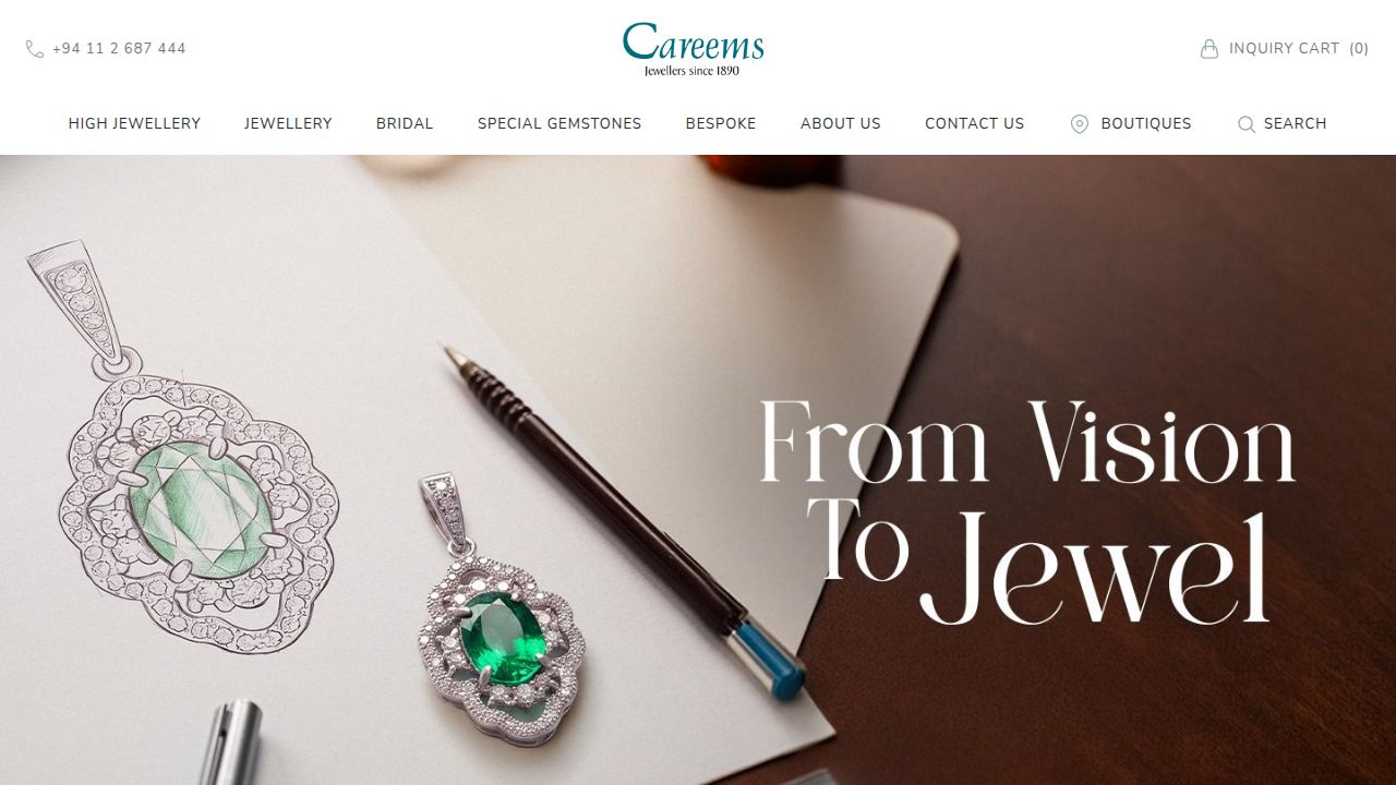 Careems | Luxury Jewellery store | Custom Design Jewellers
