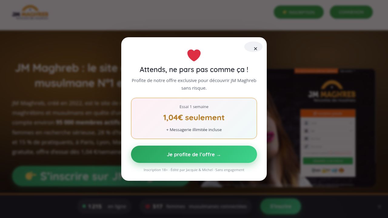 JM Maghreb - Le site de rencontre maghrébine et musulmane n°1 en France