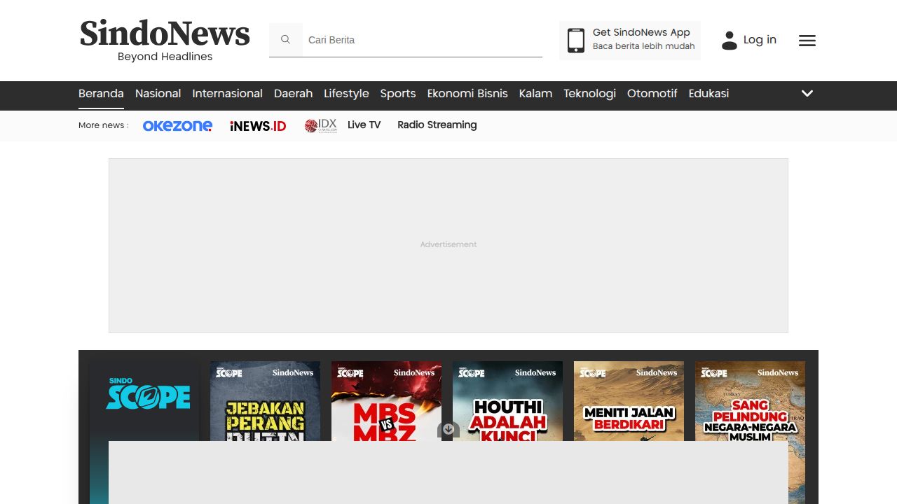 Berita Terkini dan Informasi Terbaru Hari Ini - SINDOnews