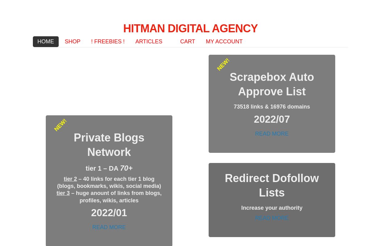 Hitman Digital Agency – we will sharpshooting your target