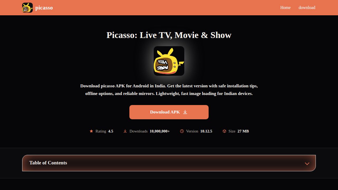 picasso Android APK Download – Latest Version in India