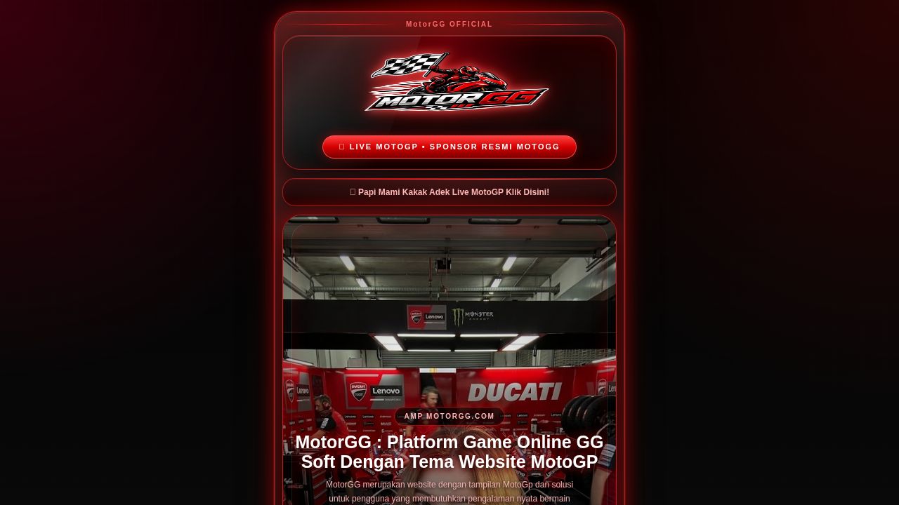 MotorGG : Platform Game Online GG Soft Dengan Tema Website MotoGP
