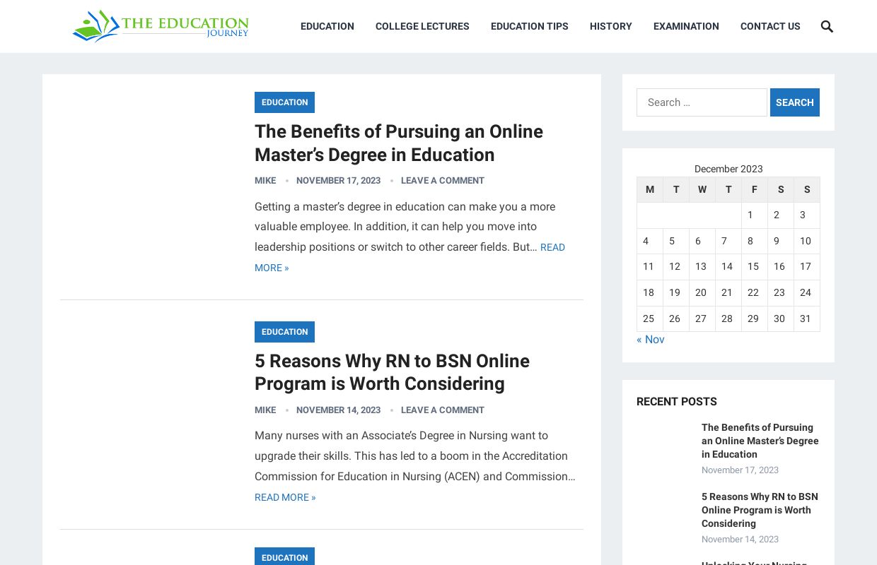 The Education Journey