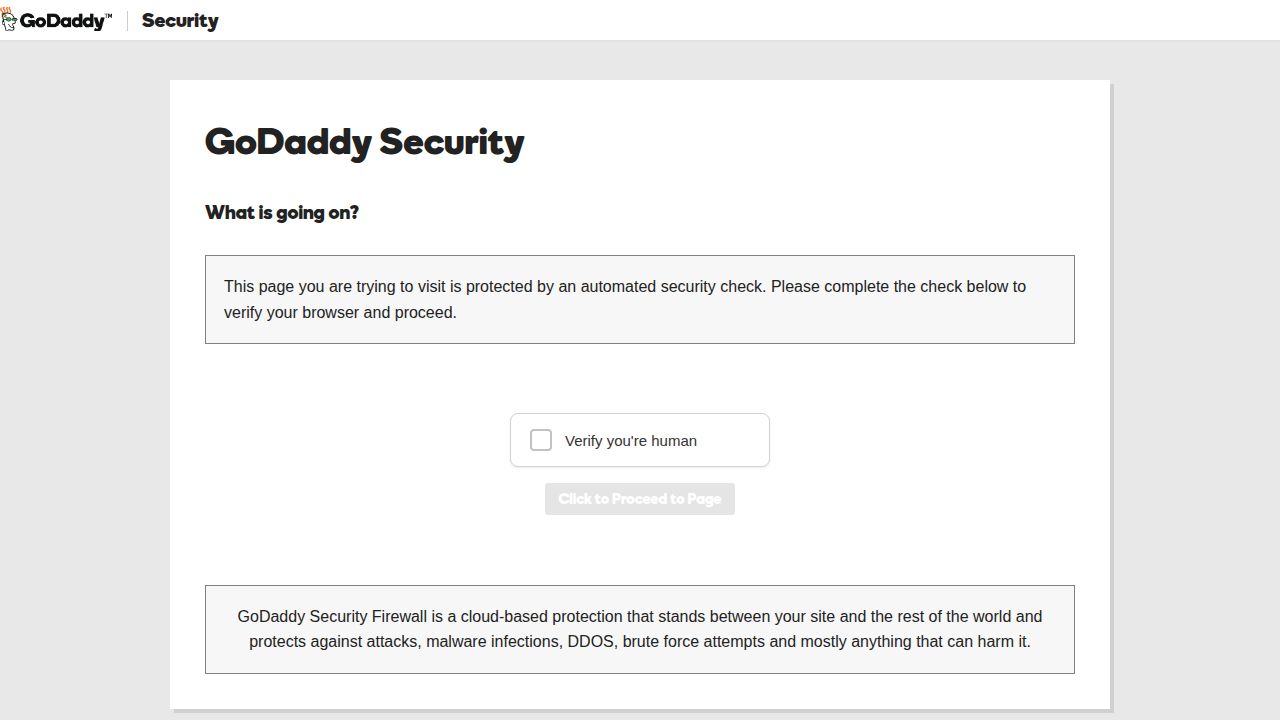 GoDaddy Security - Access Denied