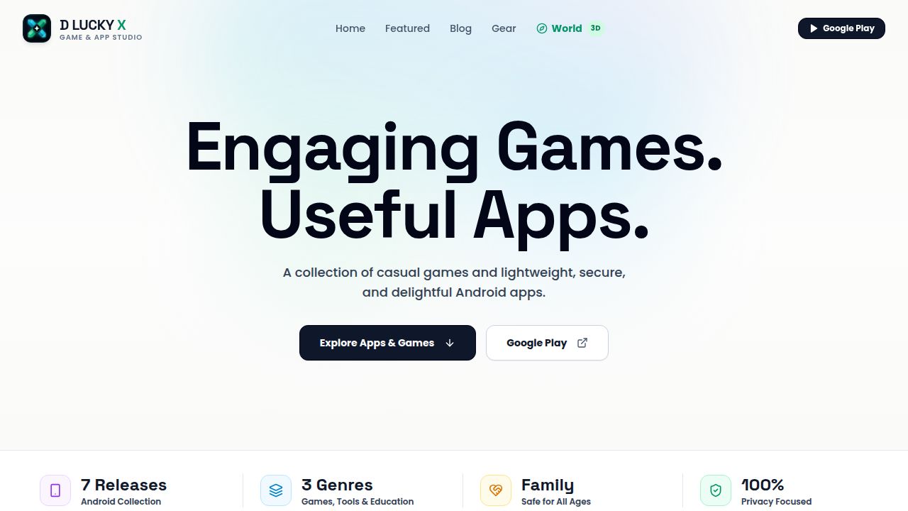D Lucky X | Android Games & Apps Studio