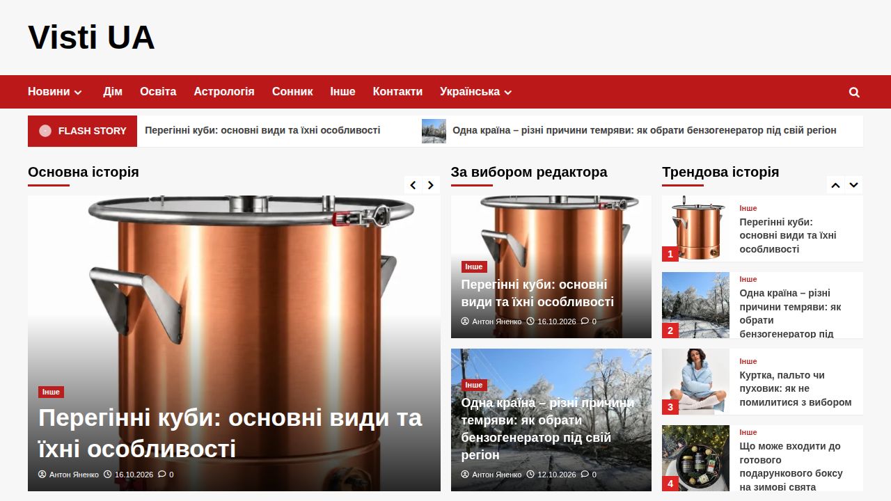 Головна - Visti UA