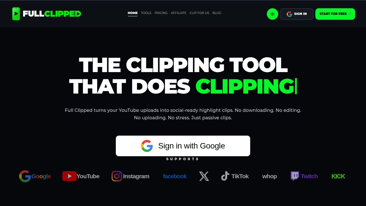 Ai Clipping & Ai Clipping Management Tool | FullClipped