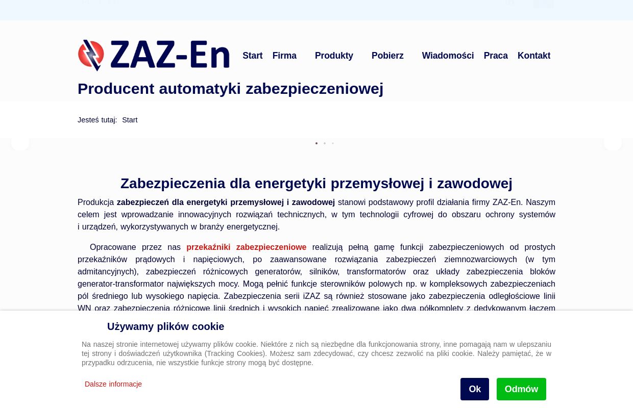 ZAZ-En sp. z o.o. - Zabezpieczenia dla energetyki przemysłowej i zawodowej 