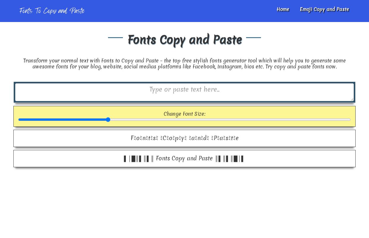 Fonts Copy and Paste ➜ #𝟙 🤩 Cool & Stylish Text FONTS