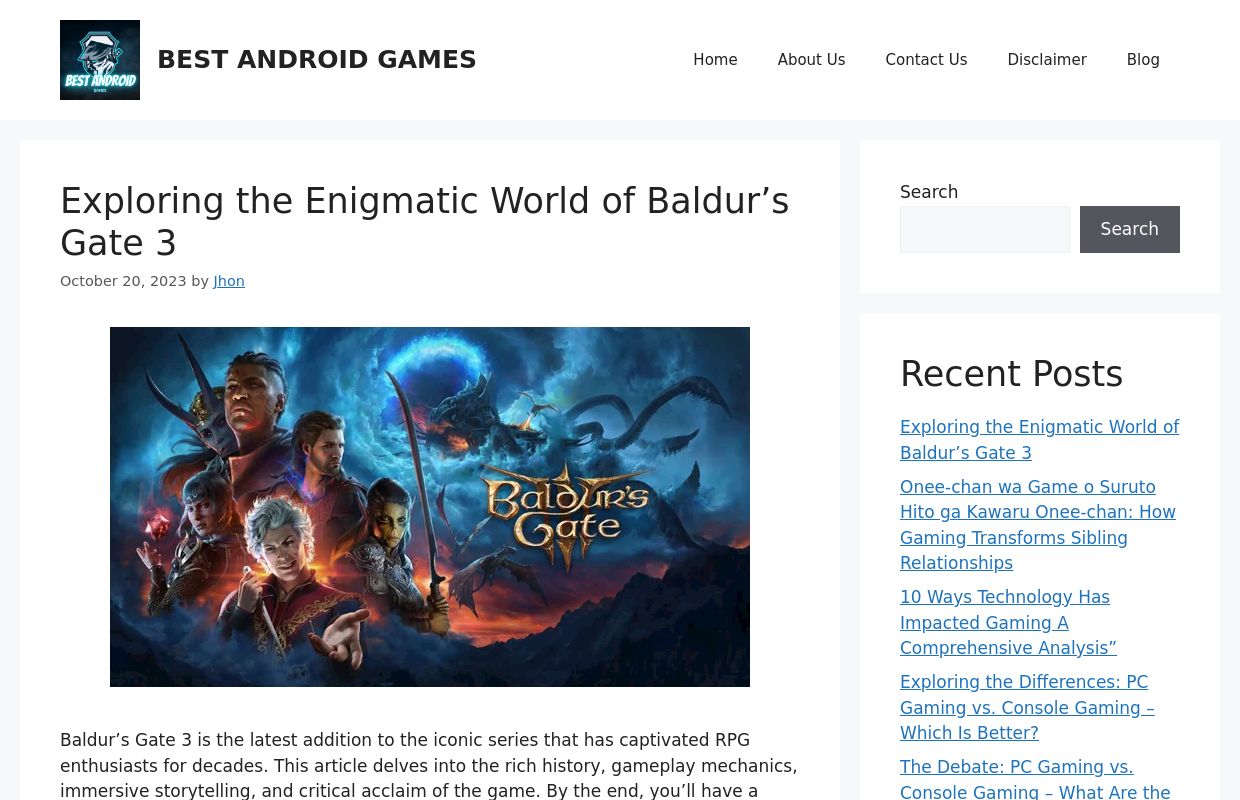 BEST ANDROID GAMES -